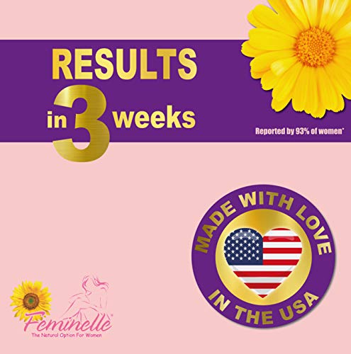 Menopause Supplement for Women FEMINELLE Original Formula - 1 Month Supply Fast PMS & Menopause Relief Feminelle