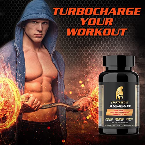 Spartasport Assassin Weight Management Formula - Weight Loss Pills for Women Men Spartasport