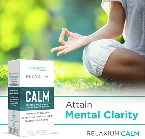 Relaxium Calm, Non-Habit Forming, Stress and Mood Support Supplement Relaxium