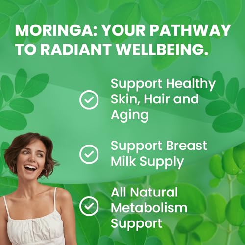 PURA VIDA MORINGA Moringa Powder Organic Single Origin - Premium 100% Leaf Powder PURA VIDA MORINGA