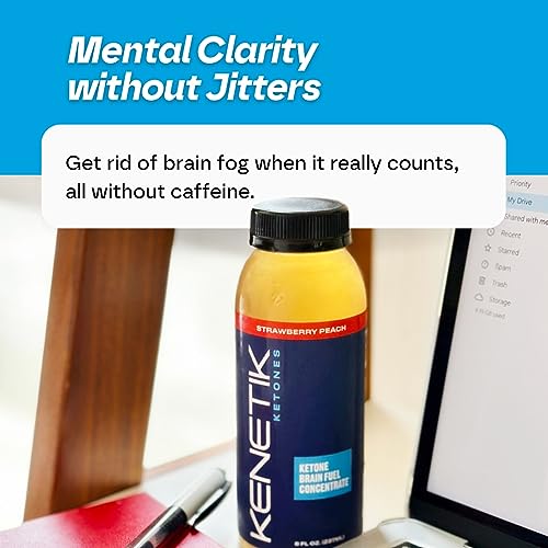 KENETIK Clean Energy Drink Mix, Sugar Free & Caffeine Free Drinkable Ketones For Energy Kenetik