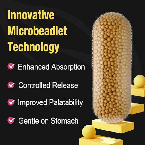 Berberine Supplement 1200mg Berberine HCL - High Bioavailability Microbeadlet Complex Canarata
