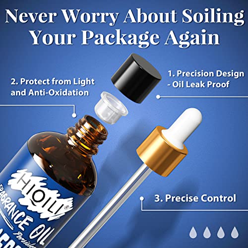 HIQILI Blueberry Essential Oil - Premium Fruit Fragrance Oil for Candle Making, Diffuser, Perfume HIQILI