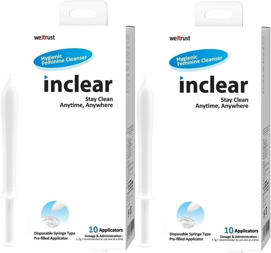 SHIMANY wettrust inclear Vaginal Moisturizer and Wash, Disposable Cleanser for Females