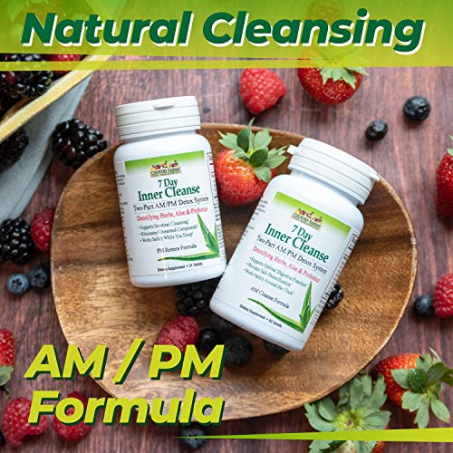 COUNTRY FARMS 7 Day Inner Cleanse, AM/PM Detox System, Detoxifying Herbs COUNTRY FARMS
