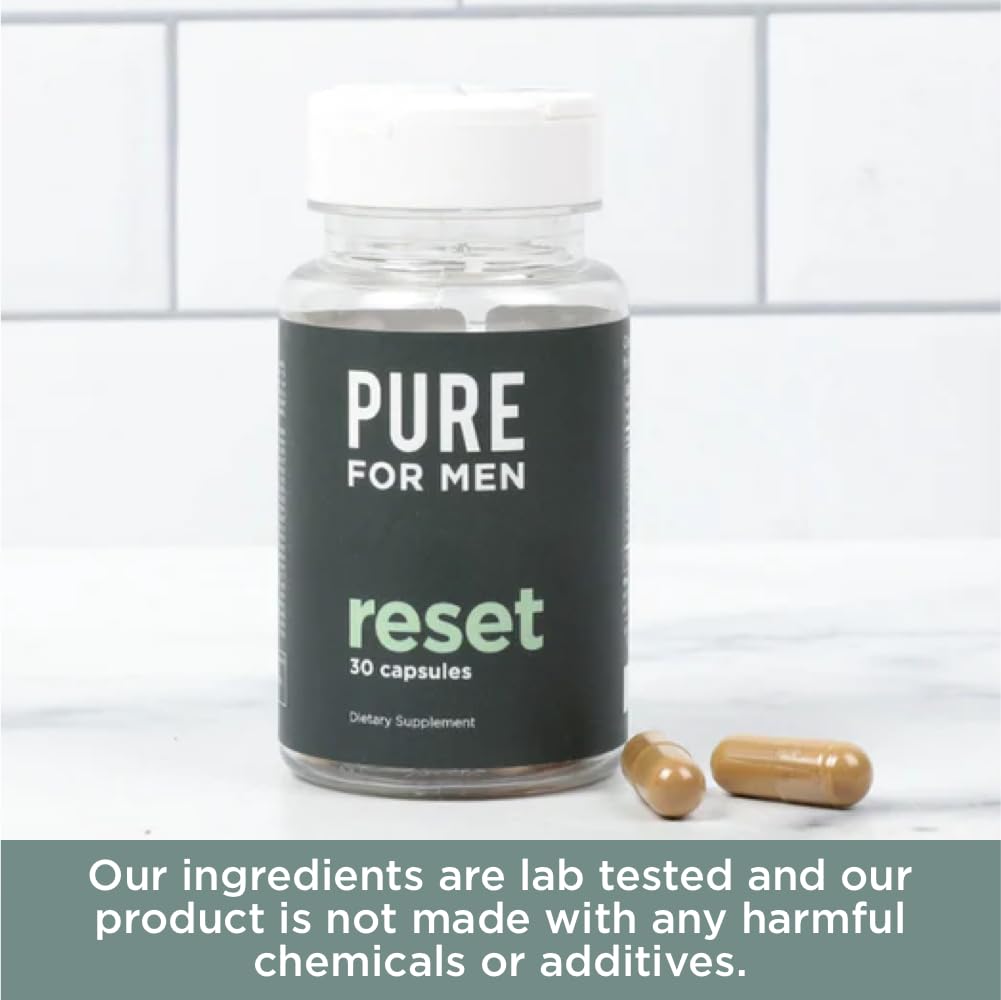 Pure for Men Detox Supplement, Reset | Promotes Digestive & Gut Health Pure for Men