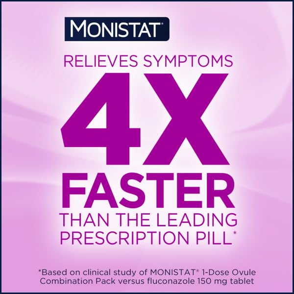 Monistat 7 Vaginal Cream with Tube Plus 7 Disposable Applicators, Anti-Fungal, For Most Vaginal Yeast Monistat
