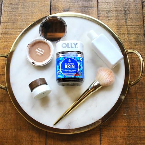 OLLY Glowing Skin Gummy, 25 Day Supply (50 Count), Plump Berry, Hyaluro OLLY