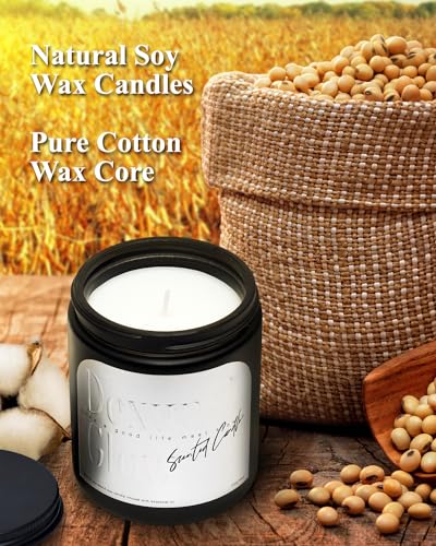 Aromatherapy Candle, Handcrafted with Natural Soy Wax and Essential Oils for Home Scented Dexun Glow