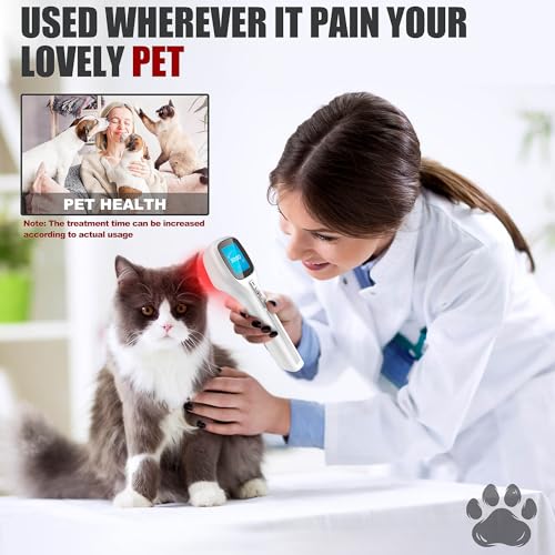 Body/Pet Red Light Device, Four Modes and Timing Settings - Handheld and Portable to Treat Body Pain ZagMufe