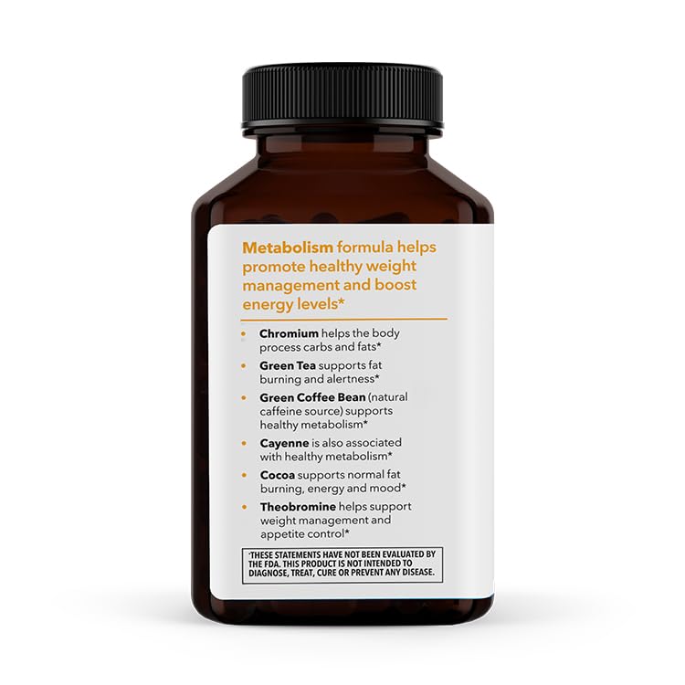 LifeSeasons - Metabolism - Weight Control Support and Energy Booster Supplement 