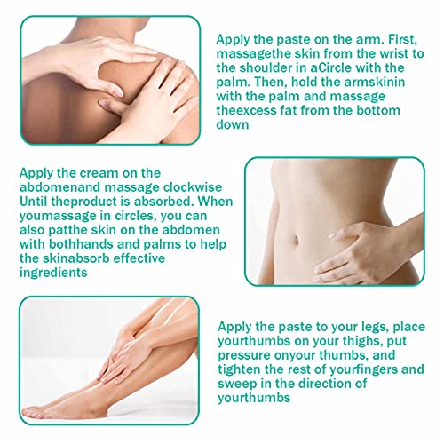 Slimming Cream, Navel Arm Leg Belly Ginger Fat Burning Cream, Weight Loss Skin Firming SURORAIN