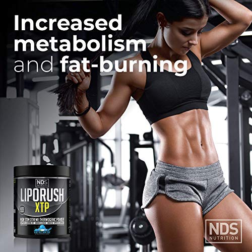 LIPORUSH NDS Nutrition XTP Thermogenic Fat Burner with L-Carnitine - Energy, Focus LIPORUSH