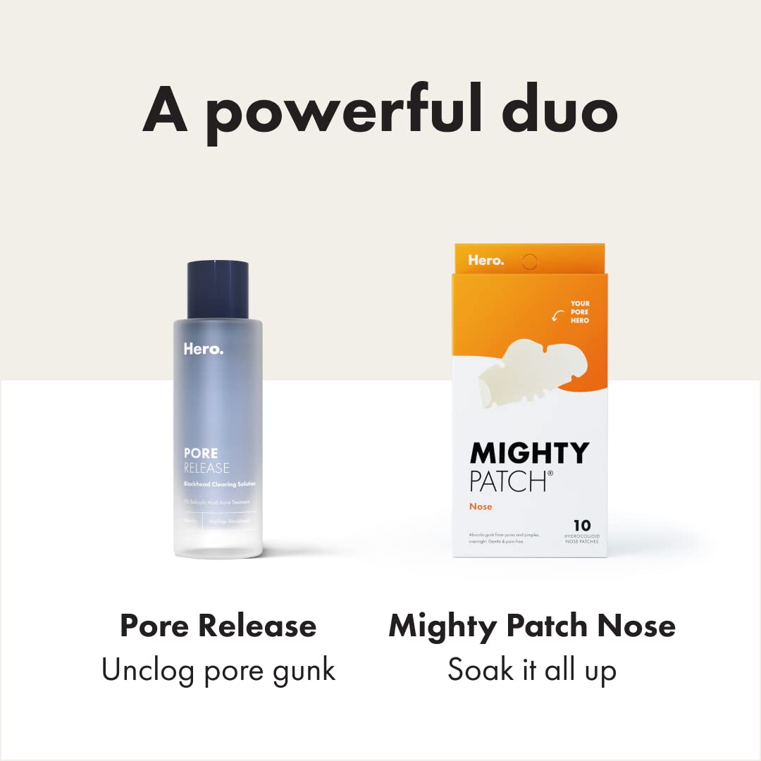 Hero Cosmetics Pore Release Blackhead Clearing Solution - Exfoliating Toner Featuring BHA HERO COSMETICS