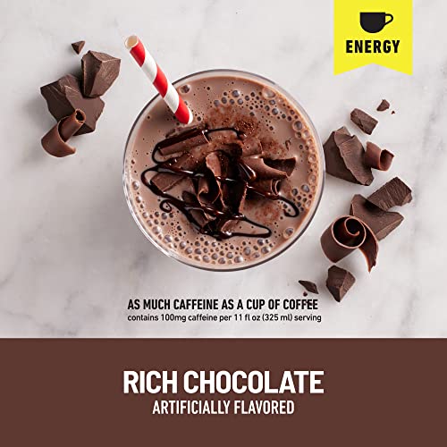 SlimFast Advanced Energy High Protein Meal Replacement Shake, Rich Chocolate, 20g SlimFast