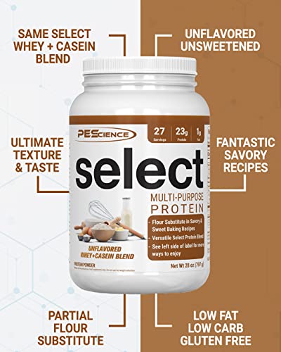 PEScience Select Multi-Purpose Protein Powder, 27 Serving, Low Carb, Keto Friendly PEScience