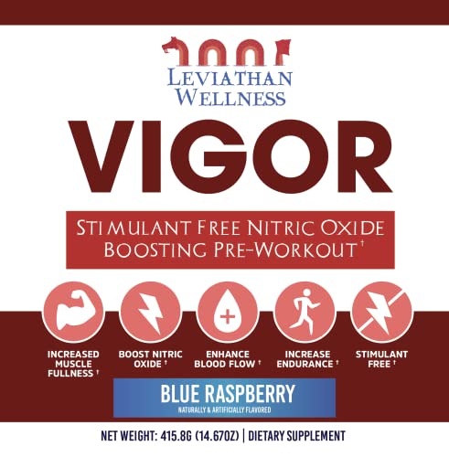 Leviathan Wellness Vigor - Stimulant Free, Nitric Oxide Boosting Pre-Workout Powder Leviathan Wellness