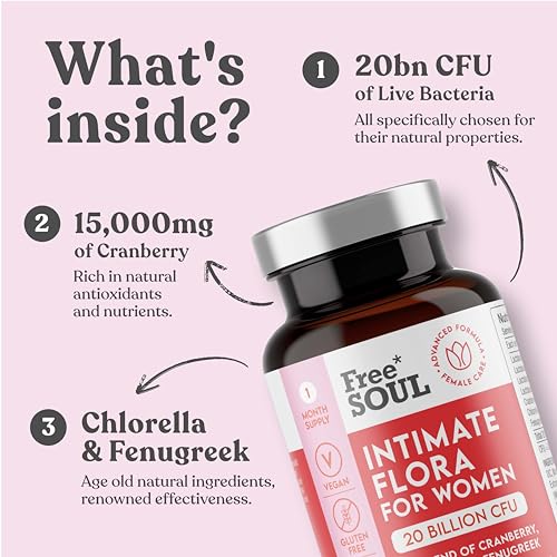 Probiotics for Women - Comprehensive Bio Cultures for Women's Intimate Flora, 20 Billion Free Soul