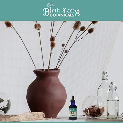 Birth Song Botanicals Fertile Ground Fertility Liquid Tincture, Herbal Supplement to Help Regulate Birth Song Botanicals