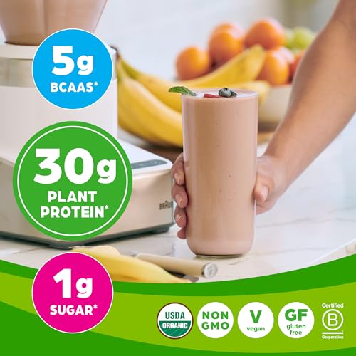 Orgain Organic Sport Vegan Protein Powder, Chocolate - 30g Plant Based Protein Orgain