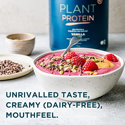 Kinetica Vanilla Flavour Plant Protein 1kg | Blend of Pea and Rice Protein | Vegan 