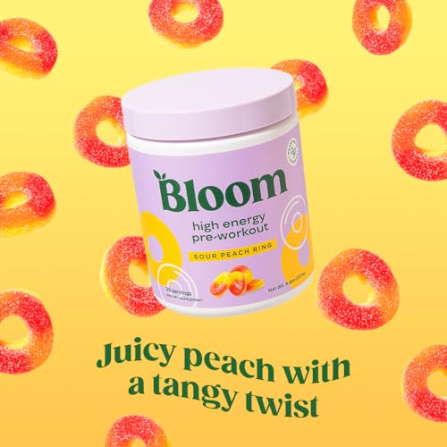 Bloom Nutrition High Energy Pre Workout Powder, Amino Energy with Beta Alanine Bloom Nutrition