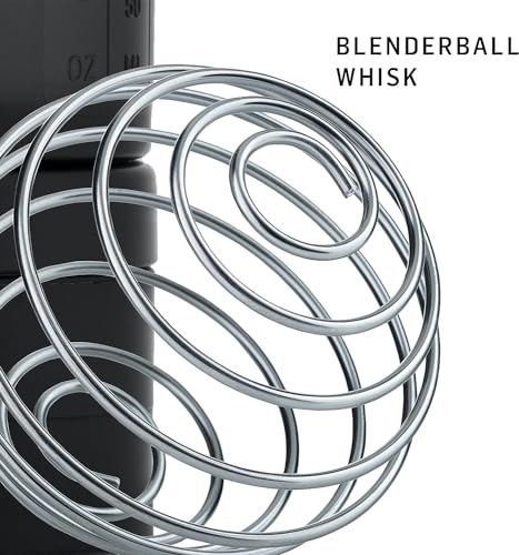 BlenderBottle Shaker Bottle with Pill Organizer and Storage for Protein Powder, Classic V2 ProStak System Blender Bottle