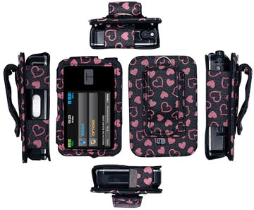 Fitted Designer Leather Case with Screen Protector for Tandem Insulin Pump Tandem 