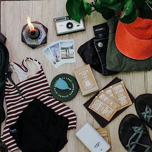 Pixie Cup Soft Menstrual Cup - Ranked 1 for Most Comfortable Reusable Period Cup - Buy One We Give One Pixie Cup