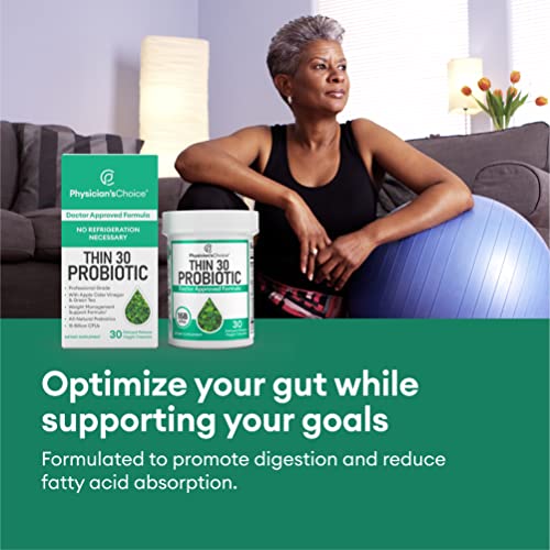 Physician's CHOICE Probiotics for Weight Management & Bloating- 6 Probiotic Strains Physician's CHOICE