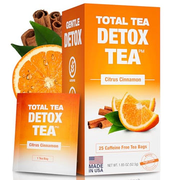 Total Tea SIimming Detox Tea Caffeine Free - 25 Day Detox Tea - Herbal Tea