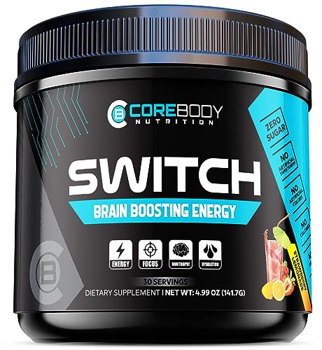 Switch, Brain Boosting Nootropic Energy Supplement, Increase Mental Focus & Cognitive