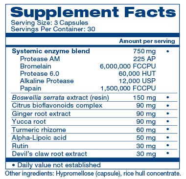 HEAL-N-SOOTHE Natural Joint Support Supplement - Proteolytic Enzymes for Maximum HEAL-N-SOOTHE