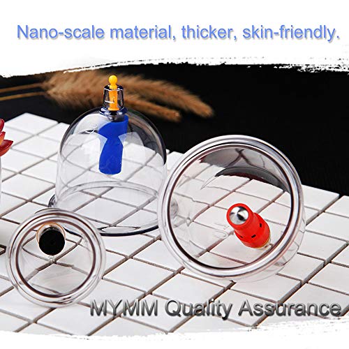 MYMM 12 Cupping Cups Sets Biomagnetic Traditional Professional Chinese Therapy Massage MYMM