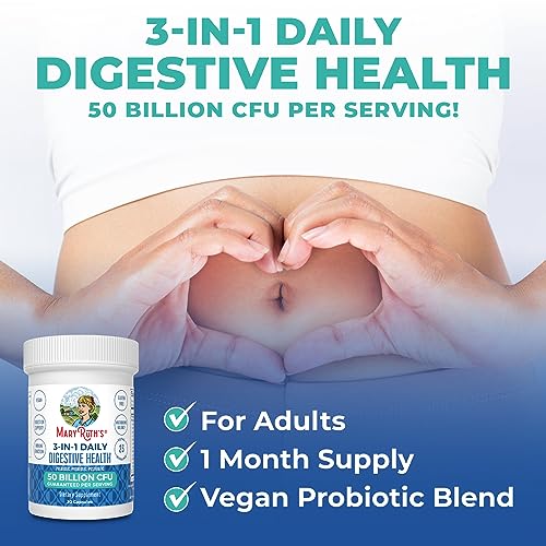Mary Ruth's 3 in 1 Digestive Health Probiotic, 30 CT MaryRuth Organics