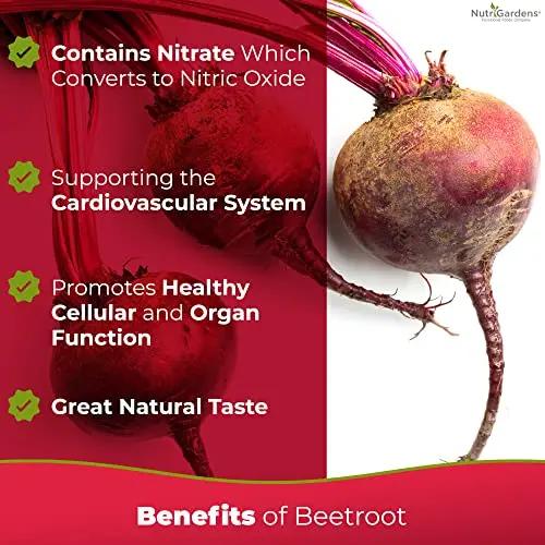 BEET BOOST for Stamina by NutriGardens - Increase Endurance & Circulation – Concentrated Beet Boost
