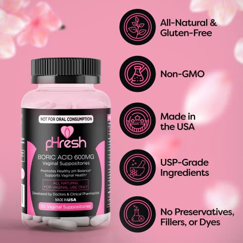 ACE NUTRITION Boric Acid Suppositories & Vulva Balm