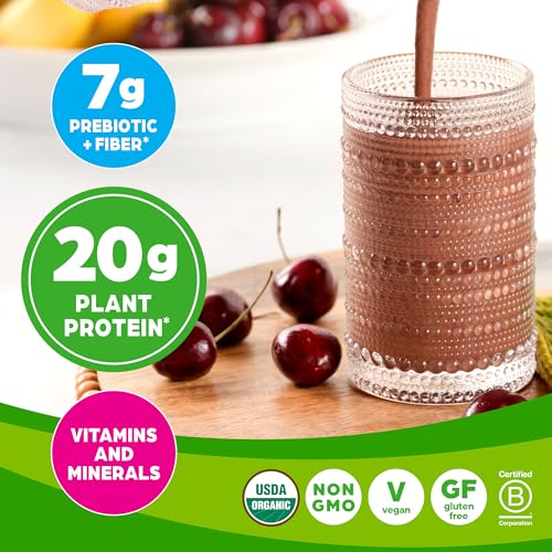 Orgain Organic Vegan Meal Replacement Protein Powder, Creamy Chocolate Fudge Orgain