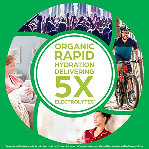 Orgain Organic Hydration Packets, Electrolytes Powder - Variety Pack Hydro