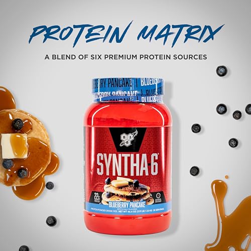 BSN SYNTHA-6 Whey Protein Powder, Milk Isolate Protein Powder with Micellar Casein BSN