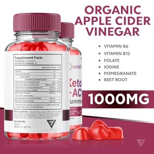 Total Fit Keto ACV Gummies Advanced Weight Loss, Totalfit Keto + ACV Apple Cider Vinegar Fyvus