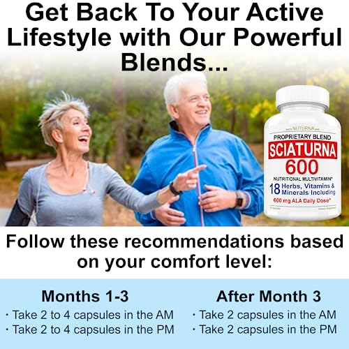 Sciatica Supplement with 600 mg Alpha Lipoic Acid - Sciatic Nerve Support Nuturna
