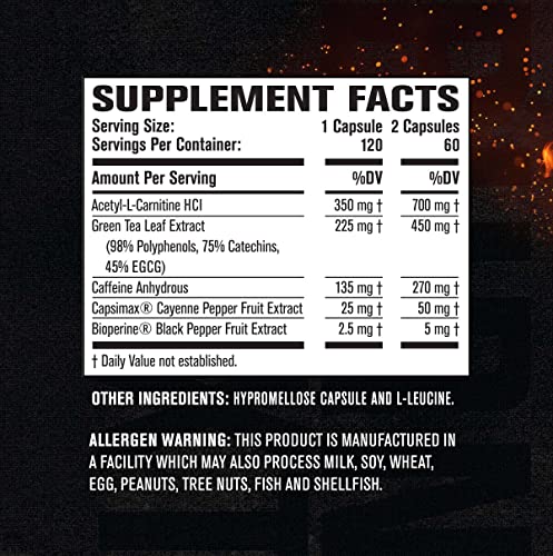 Jacked Factory Burn-XT Body Recomposition for Men & Women - Improve Focus Jacked Factory