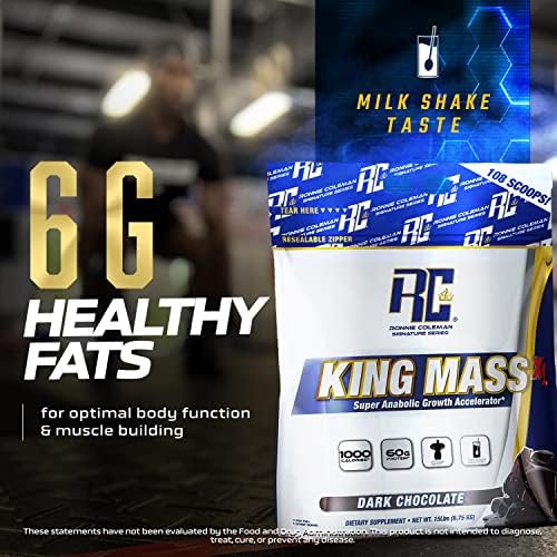 Ronnie Coleman Signature Series King Mass XL Protein Powder, Weight and Muscle Gainer Ronnie Coleman Signature Series
