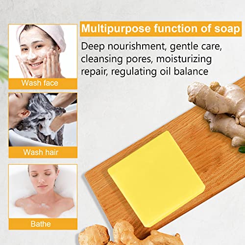 REVIGLAM Ginger Bar Soap, Vegan Slimming Ginger Bath Soap, Effective Weight Loss REVIGLAM