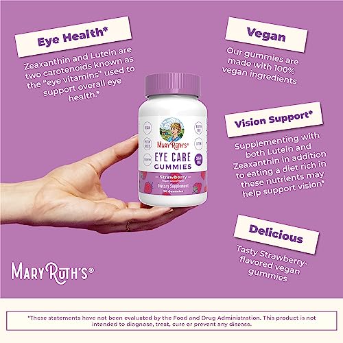 MaryRuth's Eye Care Gummies | Zeaxanthin and Lutein | 45 Day Supply MaryRuth Organics
