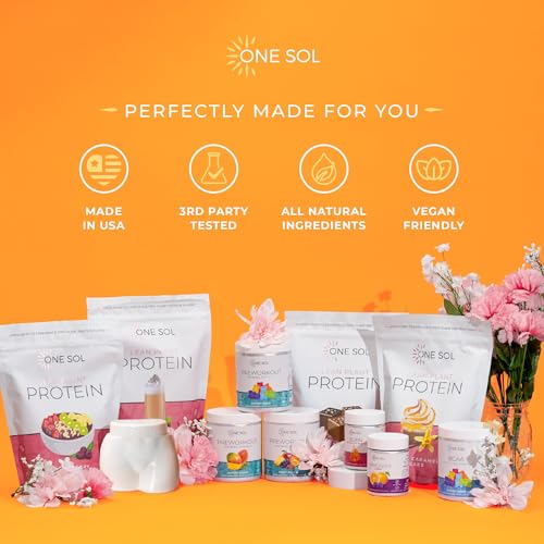 One Sol Creatine for Women Booty Gain, All Natural Women's Creatine Powder One Sol