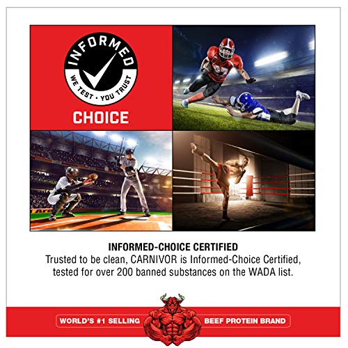 MuscleMeds, Carnivor Beef Protein Isolate Powder 56 Servings, Chocolate, 72 Ounce MuscleMeds