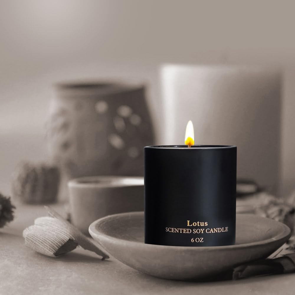 Scented Candles for Women,Premium Lotus Aromatherapy Candles, Home Scented Candle Kelly's Custom Candles