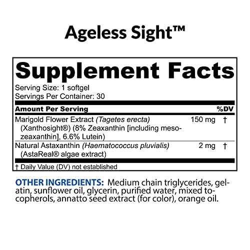 BioTRUST Ageless Sight, Blue Light Protection, Promotes Optimal Eye Health BioTrust
